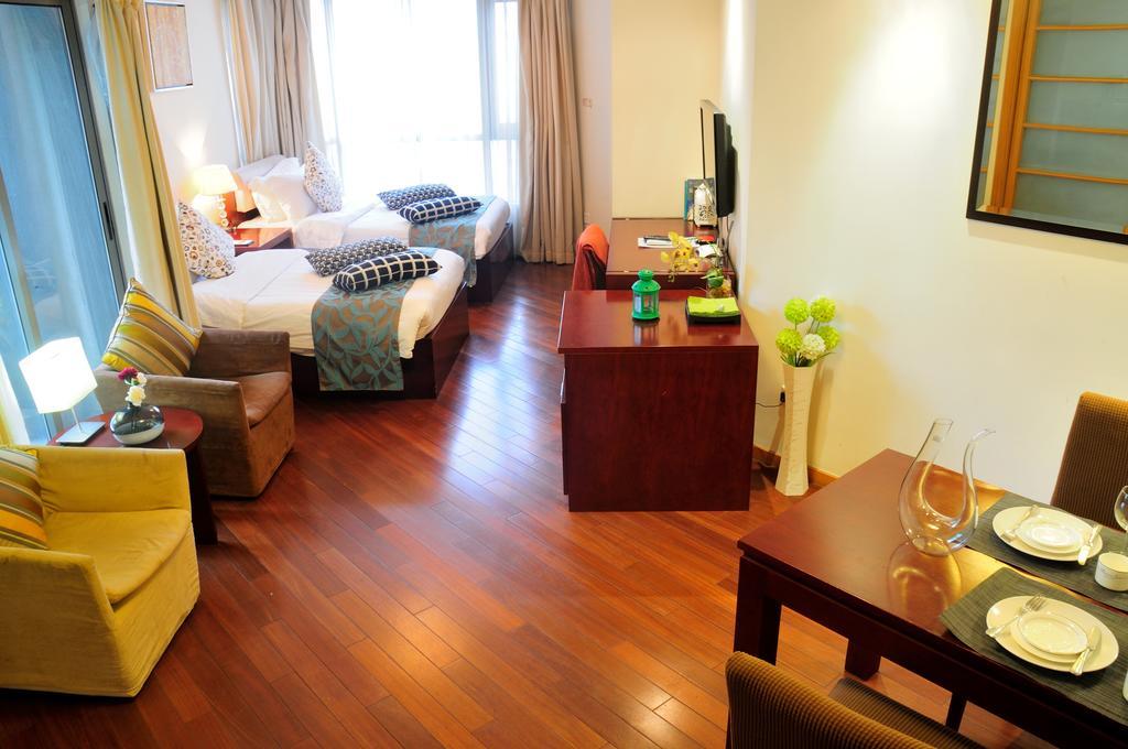 Shanghai Kingland Serviced Apartment Buitenkant foto