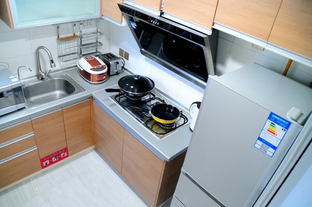 Shanghai Kingland Serviced Apartment Buitenkant foto
