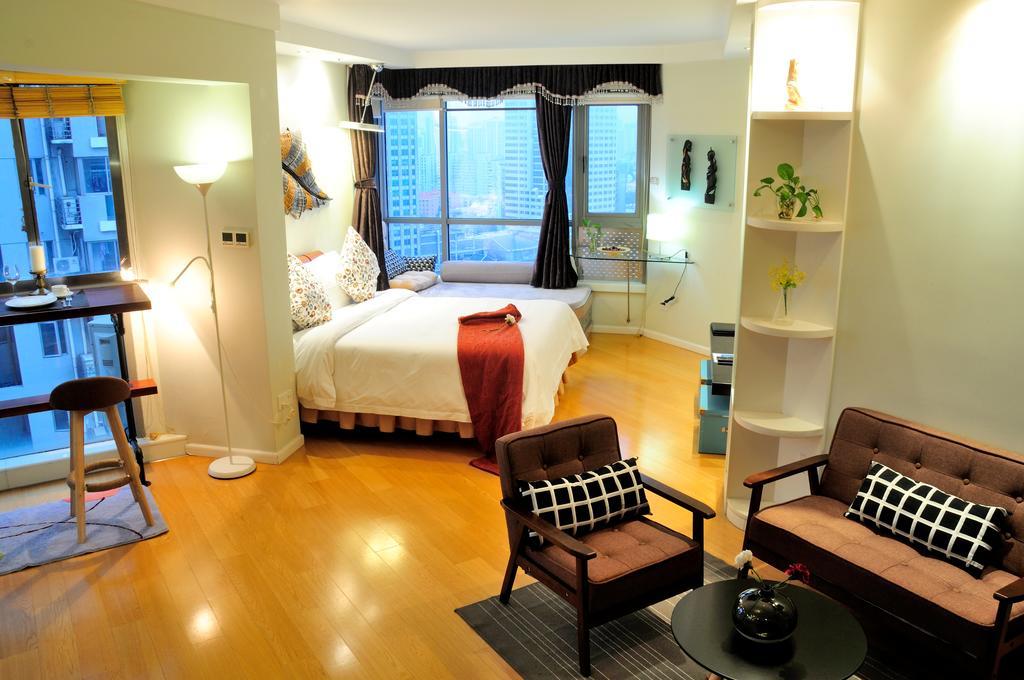 Shanghai Kingland Serviced Apartment Buitenkant foto
