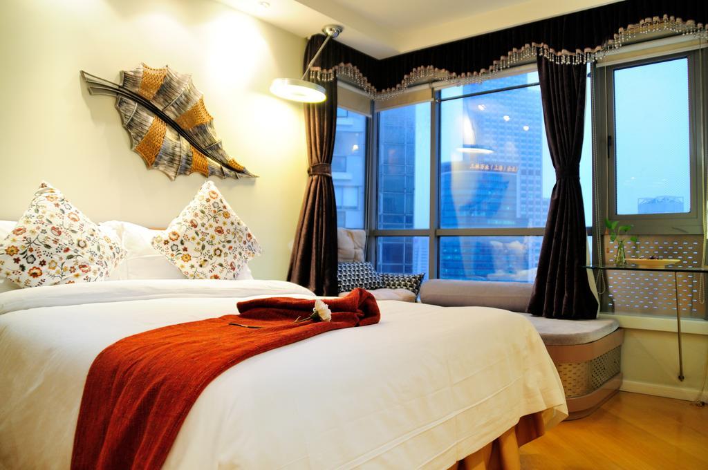 Shanghai Kingland Serviced Apartment Buitenkant foto