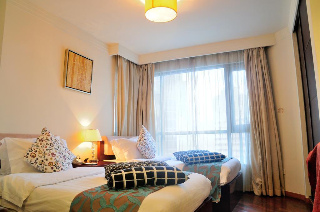 Shanghai Kingland Serviced Apartment Buitenkant foto