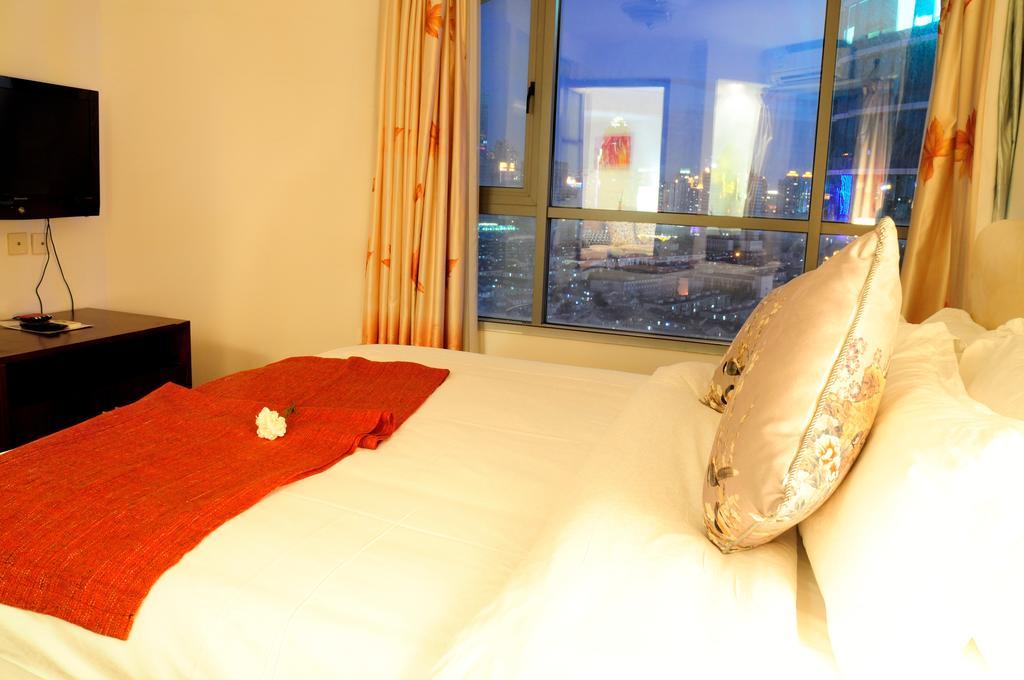 Shanghai Kingland Serviced Apartment Buitenkant foto