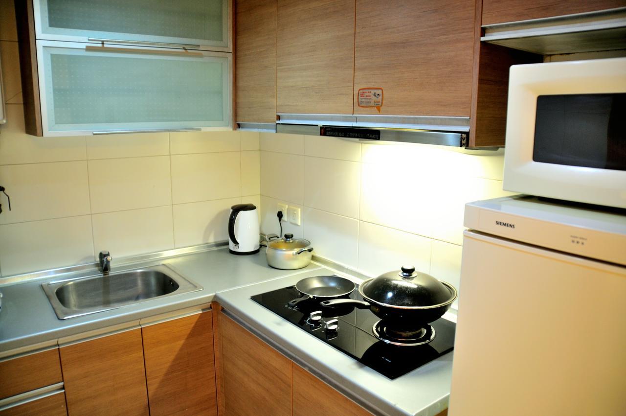 Shanghai Kingland Serviced Apartment Buitenkant foto