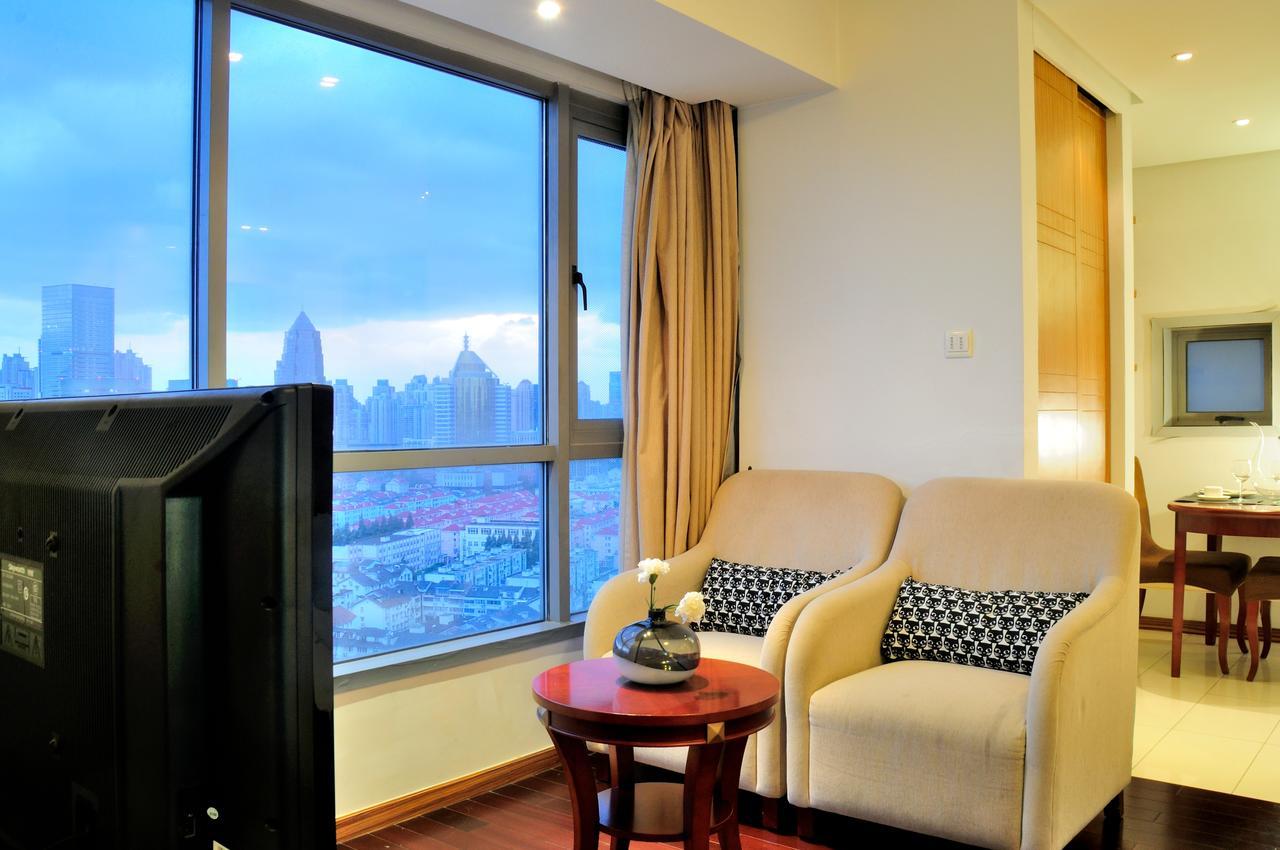Shanghai Kingland Serviced Apartment Buitenkant foto