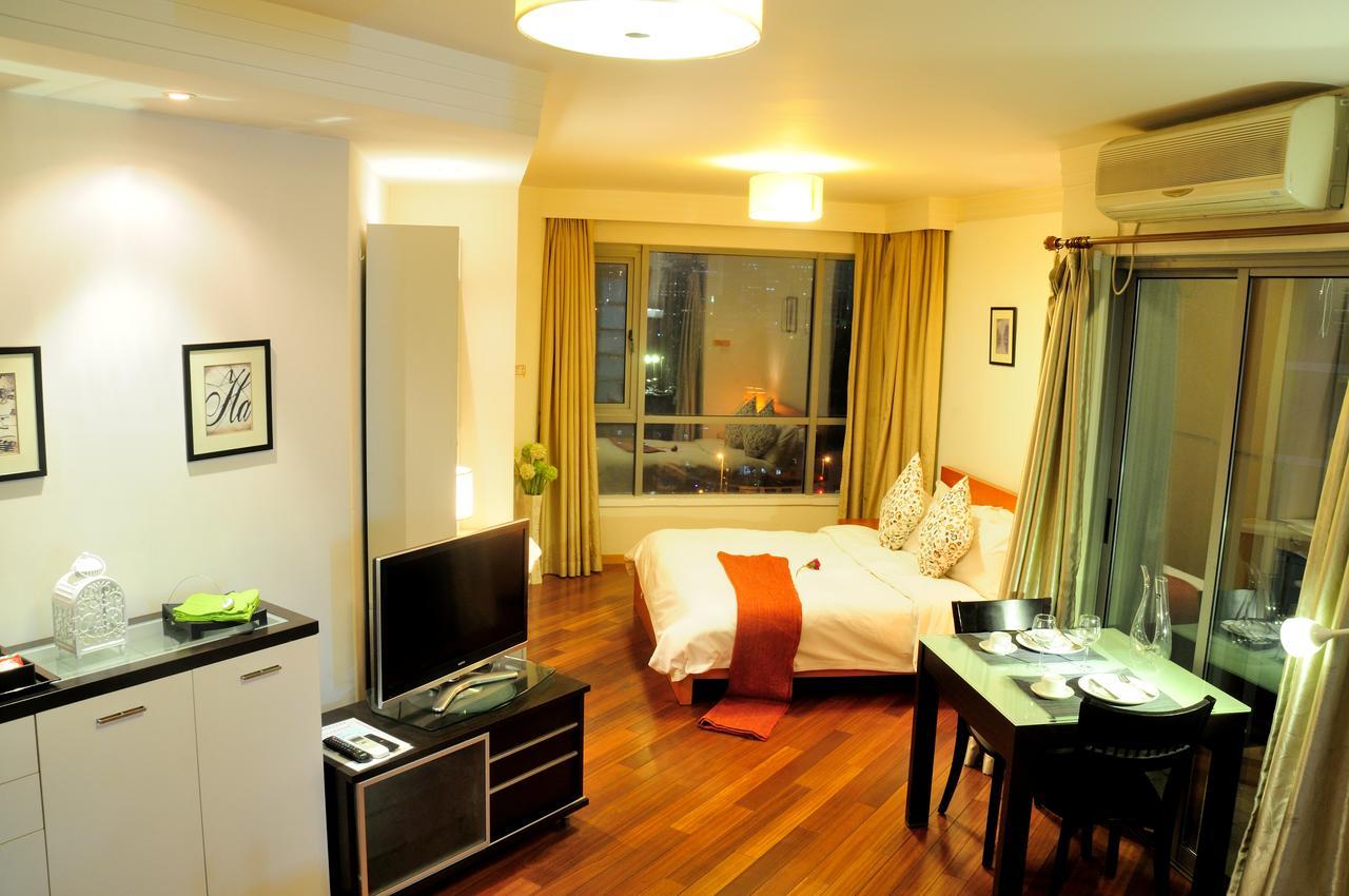 Shanghai Kingland Serviced Apartment Buitenkant foto