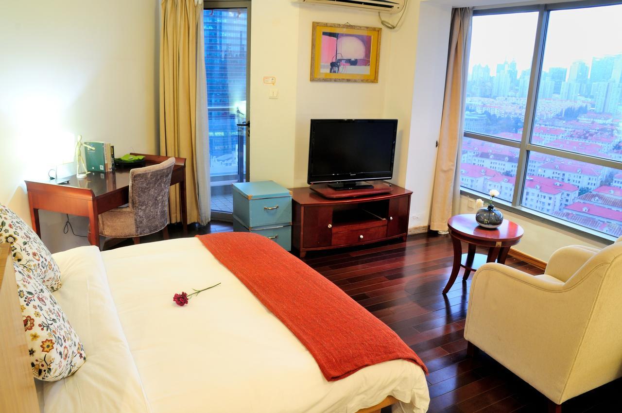Shanghai Kingland Serviced Apartment Buitenkant foto