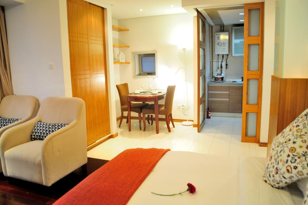 Shanghai Kingland Serviced Apartment Buitenkant foto